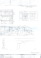 Photograph of: Drawings of the House of Shlomo Pinhasov at 60 Tolmasov St. in Samarkand, Uzbekistan : Sketch.