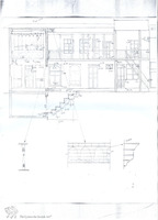 Photograph of: Drawings of the House of Shlomo Pinhasov at 60 Tolmasov St. in Samarkand, Uzbekistan : Sketch.