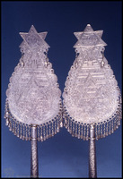 Photograph of: Torah finials.