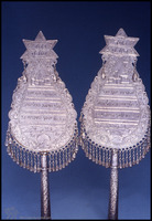 Photograph of: Torah finials.