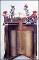 Photograph of: Torah case ( Libya, 1880).