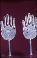 Photograph of: Torah finials.