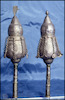 Photograph of: Torah finials, Iran.