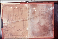 Photograph of: Melach (mellah) plan for Eruv.