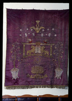 Photograph of: Parokhet (Torah Ark Curtain), Moldavia, 1900-1925.