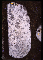 Photograph of: Tomb of Sahal daughter of Rabbi Salomon son of Mordechai, Jewish Cemetery in Karnobat.