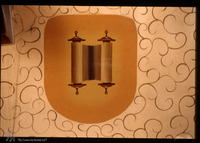 Photograph of: Ohel Moshe Synagogue in Jerusalem - Wall paintings.
