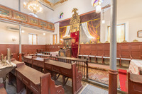 Photograph of: Craftsmen's Synagogue in Tecuci - Prayer hall.