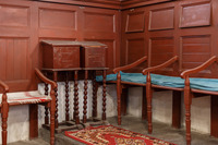 Photograph of: Craftsmen's Synagogue in Tecuci - Prayer hall.