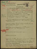 Applicant: Blatt, Isidor; born 15.3.1889 in Râmnicu Sărat (Romania); married.