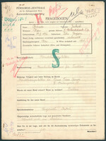 Applicant: Bauer, Jakob; born 22.2.1892 in Totis (Hungary); married.