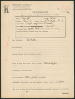 Applicant: Eigenscht, Julius; born 23.4.1892 in Zurawno; married.