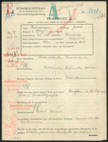 Applicant: Eisenmayer, Jakob; born 30.1.1888 in Hamarina; married.