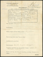 Applicant: Eisenberg, Isak Abraham Jakob; born 1.12.1916 in Zurich (Switzerland); single.