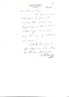 Exchange of correspondence between Magnes and Harry Friedenwald.
