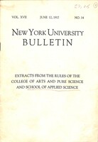 Report and printed material associated with Jewish students and antisemitism at New York University.