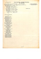 Correspondence on the formation of other "Kehillahs" in: Denver, Colorado.