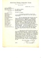 Correspondence and appeals for aid to Haiti.
