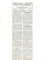 Correspondence and appeals for aid to India.