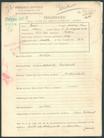 Applicant: Beer, Abraham Leon; born 28.1.1905 in Putila (Ukraine); single.