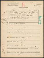 Applicant: Elias, Chane Helene; born 12.5.1875 in Szczecin (Poland); married.