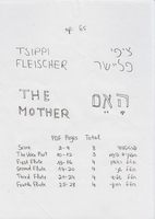 The Mother [Hebrew] : op. 65.