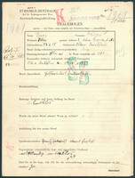Applicant: Beer, Meyer; born 17.6.1915 in Altona (Germany); single.