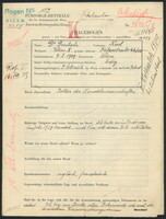Applicant: Deutsch, Karl; born 7.1.1909 in Vienna (Austria); single.