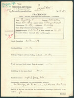 Applicant: Engelberg, Jakob Nathan; born 4.6.1885 in Buchach (Ukraine); married.