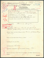 Applicant: Entenberg, Israel; born 22.12.1909 in Neudörfl (Burgenland, Austria); single.