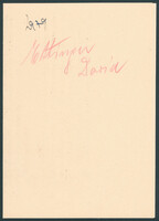 Applicant: Ettinger, David (no details; place Holder & other unclear notes and papers only).