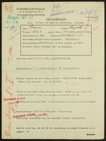 Applicant: Brno (Czech Republic), Leopold; born 3.1.1891 in Uherský Brod (Czech Republic); married.