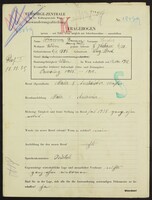 Applicant: Brno (Czech Republic), Isidor; born 6.1.1886 in Uherský Brod (Czech Republic); married.
