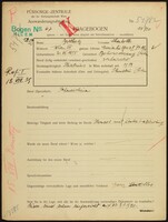 Applicant: Bretholz, Charlotte; born 30.6.1895 in Bohoroderany; married.
