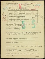 Applicant: Brettholz, Isidor; born 14.12.1898 in Stanislau (Ukraine); married.