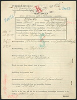 Applicant: Dronth, Wladimir; born 23.4.1888 in Odesa (Ukraine); married.