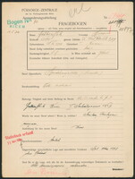 Applicant: Falkenflik, Hugo; born 18.7.1902 in Vienna (Austria); single.
