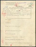Applicant: Falkenflik, Elio; born 25.7.1869 in Borshchiv (Ternopilʹsʹka oblastʹ, Ukraine); married.