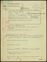 Applicant: Brod, Ernst; born 3.2.1895 in Doboj (Bosnia and Herzegovina); married.
