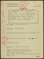 Applicant: Brückner, Julius; born 25.3.1876 in Pottendorf (Austria); married.