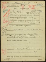 Applicant: Brühl, Malus; born 26.2.1892 in Winnitza-Russia; single.