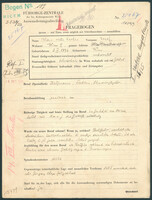 Applicant: Blau recte Kerbes, Josef; born 8.4.1896 in Vienna (Austria); married.
