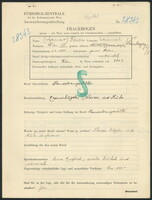 Applicant: (Feuer) Feier, Samuel; born 1.4.1884 in Tarnów; married.