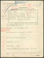 Applicant: Fleischmann, Sigmund; born 9.10.1879 in Vienna (Austria); married.