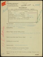 Applicant: Fuchs, Ernst; born 2.9.1901 in Vienna (Austria); married.