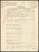 Applicant: Friedländer, Gertrude; born 20.3.1886 in Prague (Czech Republic); divorced.