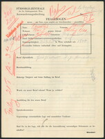 Applicant: Friedler, David; born 10.5.1868 in Roz︠h︡ni︠a︡tiv (Ukraine); married.
