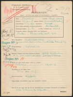 Applicant: Friedler, Hugo Israel; born 15.1.1908 in Trieste (Italy); married.