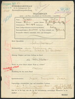 Applicant: Friedlis, Julius; born 10.1.1919 in Vienna (Austria); single.