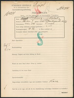 Applicant: Flusser, Natalia; born 22.3.1896 in Trnava (Slovakia); married.